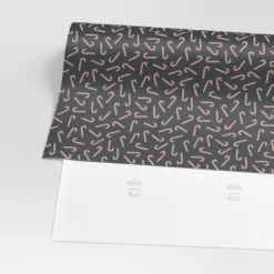 40" 220 Sq Ft Christmas Roll Wrap Candy Canes On Black - Wondershop™ -Christmas Supplies Store GUEST 4bd90fe3 22e7 4fbf b927 c1c8c07000c7