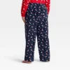 Women's Santa Print Microfleece Holiday Matching Family Pajama Pants - Wondershop™ Navy Blue -Christmas Supplies Store GUEST 4bfffd3a a694 4c37 8c27 658d998fbf3d