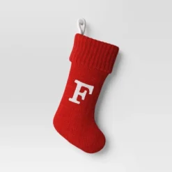 Knit Monogram Christmas Stocking Red - Wondershop™ -Christmas Supplies Store GUEST 4c39da6e cd43 4a79 a30d e7a0b4df4c41