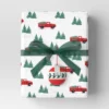 40" 125 Sq Ft Christmas Roll Wrap Trucks And Trees On White - Wondershop™ -Christmas Supplies Store GUEST 4c46ab1a 29c6 421b 8d2a 74fd44b80780