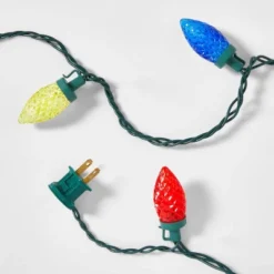 25ct LED C9 Faceted Christmas String Lights With Green Wire - Wondershop™ -Christmas Supplies Store GUEST 501380c0 135b 4fc5 a584 4e329fd9f444