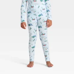 Kids' "Tis The Ski-son!" Cozy Knit Long Sleeve Shirt And Pants Holiday Matching Family Pajama Set - Wondershop™ Blue -Christmas Supplies Store GUEST 51882cab 8a84 4e2c a4a0 a8ca218397fc