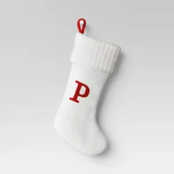 Knit Monogram Christmas Stocking White - Wondershop™ -Christmas Supplies Store GUEST 590e749f c5c8 4d85 9a1f b5719777ce54