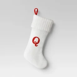 Knit Monogram Christmas Stocking White - Wondershop™ -Christmas Supplies Store GUEST 59f014a5 508e 4532 bdc8 9a4dc12ae57e