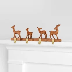 4pk Christmas Natural Carved Looking Deer - Wondershop™ -Christmas Supplies Store GUEST 5a4b47a8 696f 4784 8e3d 801965eb2122