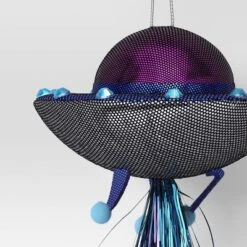 5.5" Christmas Fabric Metallic Space Ship Ornament - Wondershop™ -Christmas Supplies Store GUEST 5c98eb02 0bef 47d4 b693 73e46b2d1c63