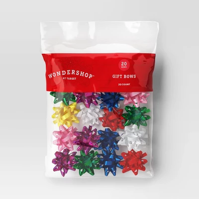 20ct Christmas Mini Bows Brights - Wondershop™ 4 20ct Christmas Mini Bows Brights - Wondershop™ - Image 2