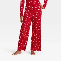Women's Santa Print Ribbed Holiday Matching Family Pajama Pants - Wondershop™ Red -Christmas Supplies Store GUEST 60238722 c3e7 4407 a384 2986ff4dac99