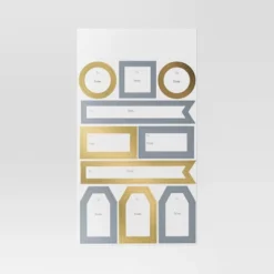 50ct Christmas Peel And Stick Gift Tags Metallic Gold/Silver - Wondershop™ -Christmas Supplies Store GUEST 60d23177 e834 4182 8a88 30bf7a9f950f