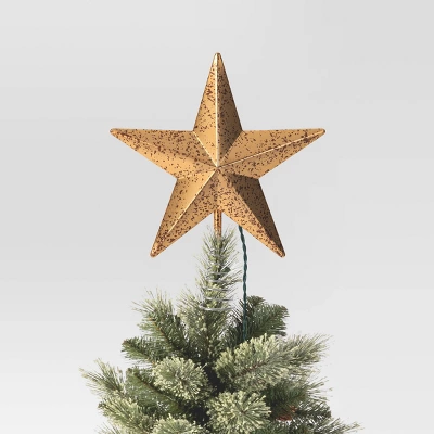 10" Pre-lit Faux Mercury Star Christmas Tree Topper - Wondershop™ 4 10" Pre-lit Faux Mercury Star Christmas Tree Topper - Wondershop™ - Image 2