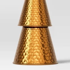 14.25" Hammered Metal Cone Christmas Tree Sculpture - Wondershop™ Gold -Christmas Supplies Store GUEST 61e7ba61 efa8 4cf9 b4c5 d06bcef68faf