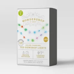 115ct LED High Density Dewdrop Christmas String Lights Color Changing With Silver Wire - Wondershop™ -Christmas Supplies Store GUEST 621cd732 e7bb 4076 be87 f7f555776857