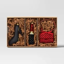 3pc Christmas Gift Ornament Set Glass Fashionista - Wondershop™ -Christmas Supplies Store GUEST 62e7be11 9c7d 4e9f ad5a 20beeefd7be7