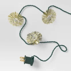 20ct Christmas Tinsel Lights Gold With Warm White Lights With Green Wire - Wondershop™ -Christmas Supplies Store GUEST 6486fa41 58f8 4962 88df f429af3d78e3