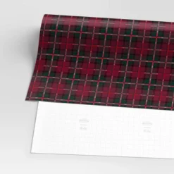 30” 90 Sq Ft Christmas Roll Wrap Tartan Plaid - Wondershop™ -Christmas Supplies Store GUEST 64d04ae0 4243 4e98 8c15 ae1f5ee82d7c