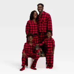 Baby Plaid Ribbed Holiday Matching Family Footed Pajama - Wondershop™ Red/Black -Christmas Supplies Store GUEST 65681f04 b1ff 4eae 861d 21709c8e84b8 8