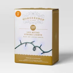 9.5' 3mm 100ct LED Micro Christmas String Lights With Green Wire - Wondershop™ -Christmas Supplies Store GUEST 65eb7382 a1ce 4494 a190 1be6ffcda734