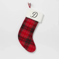 20" Plaid Monogram Christmas Holiday Stocking With Faux Fur Cuff Red/Green/White - Wondershop™ 27 20" Plaid Monogram Christmas Holiday Stocking With Faux Fur Cuff Red/Green/White - Wondershop™ -Christmas Supplies Store GUEST 6930a560 ae47 43b4 98c0 6f29304a5ebb