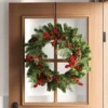 28" Mixed Greenery And Cedar With Pinecones And Red Berries Artificial Christmas Wreath Green - Wondershop™ -Christmas Supplies Store GUEST 698cd7da 7104 43b2 a749 c4b053f92a7f