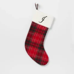 20" Plaid Monogram Christmas Holiday Stocking With Faux Fur Cuff Red/Green/White - Wondershop™ 32 20" Plaid Monogram Christmas Holiday Stocking With Faux Fur Cuff Red/Green/White - Wondershop™ -Christmas Supplies Store GUEST 6a0330f4 5115 4749 a47d 6ff81c6c2798