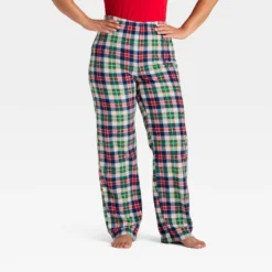 Women's Plaid Microfleece Holiday Matching Family Pajama Pants - Wondershop™ Cream -Christmas Supplies Store GUEST 6a63793d fb40 442b b6b1 31380154a49b