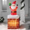 6' LED Animated Santa In Chimney Christmas Inflatable Decoration Red - Wondershop™: Festive Yard Display, Easy Setup -Christmas Supplies Store GUEST 6a6df261 89e9 41ff a2b3 d59306d2bc8d