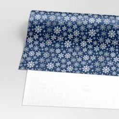 30” 25 Sq Ft Christmas Roll Wrap White Snowflakes On Blue - Wondershop™ -Christmas Supplies Store GUEST 6a86e188 1bc3 4755 a029 56ae76877288