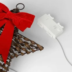 30ct Battery Operated Christmas Hanging Twisted Faux Rattan Star With Red Velvet Bow - Warm White Lights - Wondershop™ 7 30ct Battery Operated Christmas Hanging Twisted Faux Rattan Star With Red Velvet Bow - Warm White Lights - Wondershop™ -Christmas Supplies Store GUEST 6ab43f64 a325 4d29 b3c7 108e287e4eee