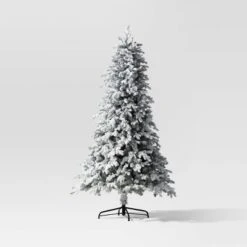 7.5' Pre-Lit Flocked Balsam Artificial Christmas Tree With Power Pole And Foot Pedal - Wondershop™ -Christmas Supplies Store GUEST 6bc8f74f 6b6b 44e1 8cf3 fad514ddf572