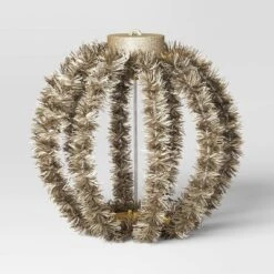 LED Christmas Hanging Tinsel Sphere With Warm White Lights - Wondershop™ -Christmas Supplies Store GUEST 6ce1f438 fac0 44a7 b91b 0e9c43e7d9a6