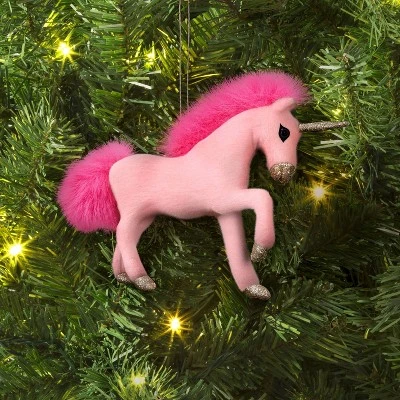 Christmas Pink Unicorn Ornament - Wondershop™ 3 Christmas Pink Unicorn Ornament - Wondershop™