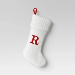 Knit Monogram Christmas Stocking White - Wondershop™ -Christmas Supplies Store GUEST 6e320e2c 07c9 4338 8599 f769bd4a3910