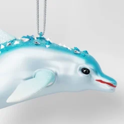 Christmas Glass Dolphin Ornament - Wondershop™ -Christmas Supplies Store GUEST 70b0e2b2 4332 4ab1 b21e ac792ba719be