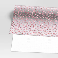 30” 25 Sq Ft Christmas Roll Wrap Red/White Candy On Silver - Wondershop™ -Christmas Supplies Store GUEST 7464cb42 ac6a 41d3 8b96 5e45b7da39e0