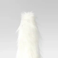 18" Faux Fur Christmas Tree Sculpture - Wondershop™ White -Christmas Supplies Store GUEST 748319a8 ca42 43c0 92fb e6aa4f02e81e