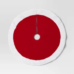 Christmas Plush With Fur Trim Tree Skirt Red And White - Wondershop™ -Christmas Supplies Store GUEST 7494d0ba 396a 4a40 9827 6d195cf84405