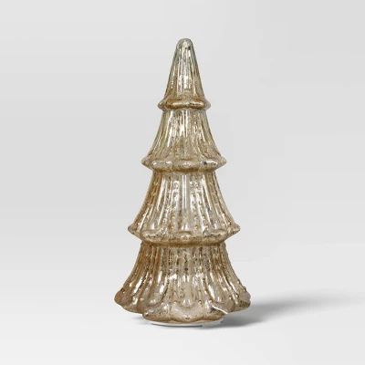 12" Christmas Mercury Lit Glass Tiered Classic Tree Decor - Wondershop™ 4 12" Christmas Mercury Lit Glass Tiered Classic Tree Decor - Wondershop™ - Image 2