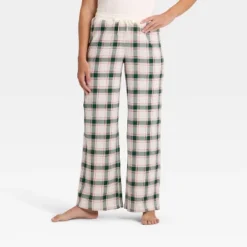Women's Plaid Ribbed Holiday Matching Family Pajama Pants - Wondershop™ Cream -Christmas Supplies Store GUEST 796f004d f8c0 46f1 b46a 49ad86da006c