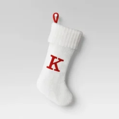 Knit Monogram Christmas Stocking White - Wondershop™ -Christmas Supplies Store GUEST 7afbafb2 6135 4c51 af45 94db5648b99a