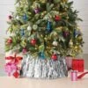 Christmas Mirrored Metallic Fringe Fabric Tree Collar Silver - Wondershop™ -Christmas Supplies Store GUEST 7c785f61 ae91 4b76 8b4c 59daac1d1bba