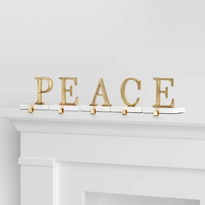 Christmas Stocking Holder Peace - Wondershop™ 4 Christmas Stocking Holder Peace - Wondershop™ - Image 2