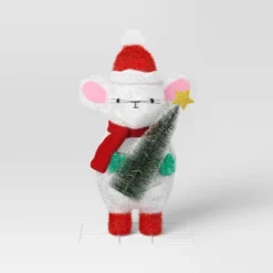 Incandescent Tinsel Mouse Christmas Novelty Sculpture Light With Clear/Multicolor Light Bulb - Wondershop™ -Christmas Supplies Store GUEST 7d952fc7 b88a 43f8 a0bc cc13b4227d9f