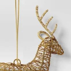 Christmas Wire Wrapped Reindeer Ornament Gold - Wondershop™ -Christmas Supplies Store GUEST 804e94d8 9ab3 4700 8d22 3fd82d1f63ac