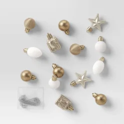 25ct Assorted Shatter-Resistant Christmas Tree Ornament Set - Wondershop™ -Christmas Supplies Store GUEST 81bce2a8 e396 493f 9320 81374c0d7523