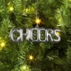4" Christmas Metallic Words Ornament Silver Cheers - Wondershop™ -Christmas Supplies Store GUEST 81fa118d c198 49b5 8715 635401158894