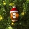 Christmas Glass Football With Santa Hat Ornament - Wondershop™ 1 Christmas Glass Football With Santa Hat Ornament - Wondershop™ -Christmas Supplies Store GUEST 82e55e24 9f8f 4505 b89a c7ec3fb06dad