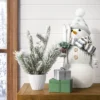 19.25" Fabric Snowman Figurine With Skis - Wondershop™ White -Christmas Supplies Store GUEST 86393435 23de 4b21 ab40 7fb3edfc10ab