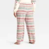 Women's "Let It Snow" Fair Isle Microfleece Holiday Matching Family Pajama Pants - Wondershop™ Cream -Christmas Supplies Store GUEST 893e483b e148 432f a16b a462e46c1706
