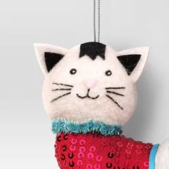 4" Christmas Sweater Cat Ornament - Wondershop™ -Christmas Supplies Store GUEST 8b140835 398c 4945 8ef3 3b2e8542ba70