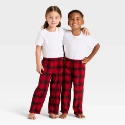 Toddler Plaid Microfleece Holiday Matching Family Pajama Pants - Wondershop™ Red/Black -Christmas Supplies Store GUEST 8cae2e21 9fbe 4068 9053 ee2fe07d0b2b